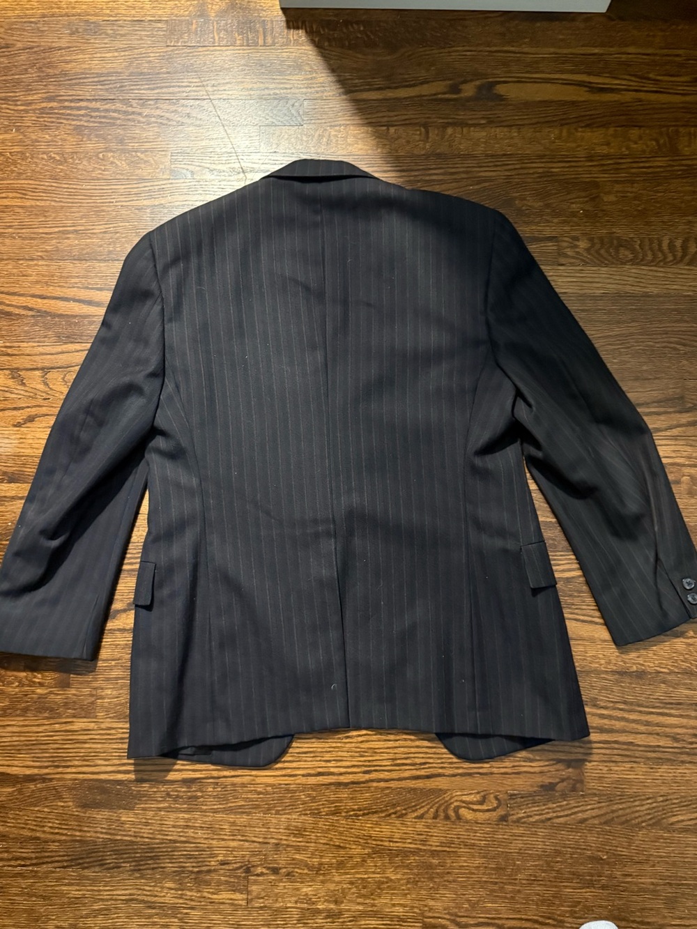 Dior Men's Vintage Black Pinstriped Sport Coat Blazer - Picture 2 of 11